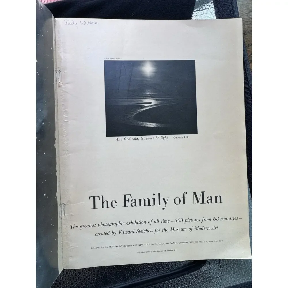 The Family of Man by Edward Steichen & Carl Sandburg 1955 Vintage Paperback